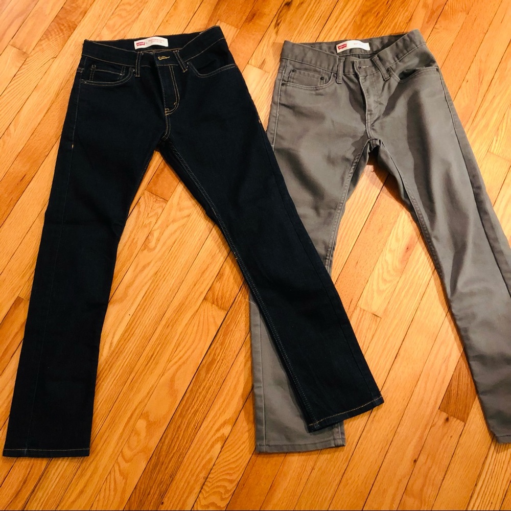 Two for one! Levi’s 511 slim boy’s size 12 Reg (26x26) pants.